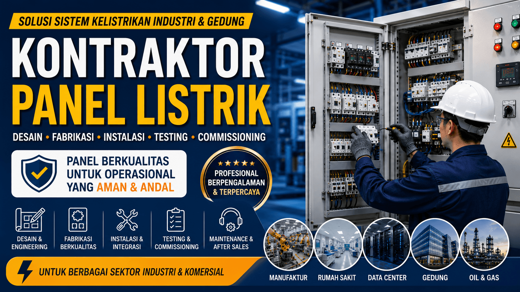 Kontraktor Panel Listrik Profesional & Bersertifikat