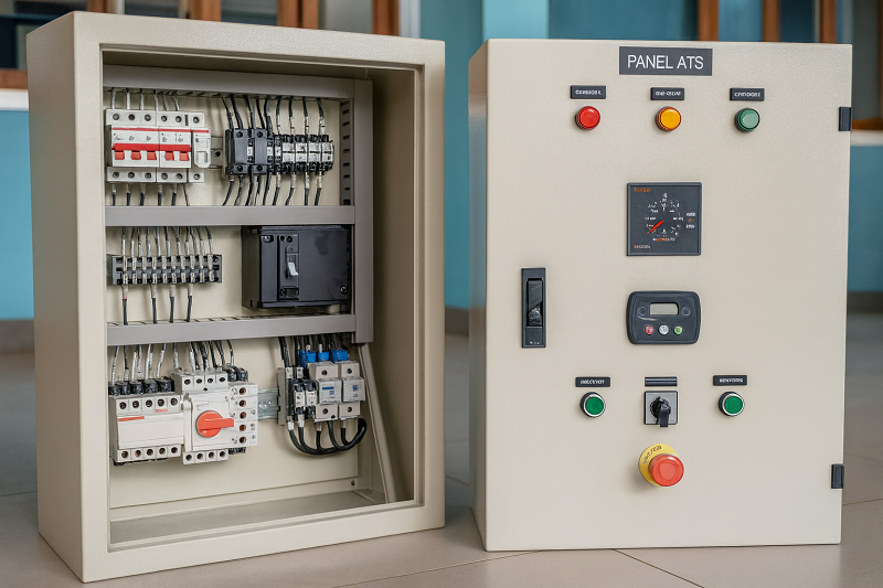 rangkaian panel ats 1 phase