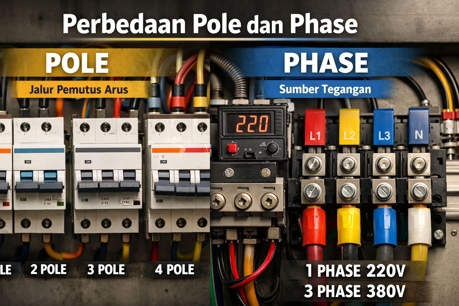 perbedaan pole dan phase