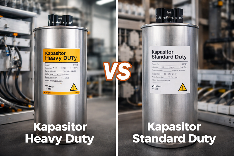 Kapasitor Heavy Duty vs Kapasitor Standard Duty Mana yang Lebih Tahan untuk Sistem Listrik Industri?