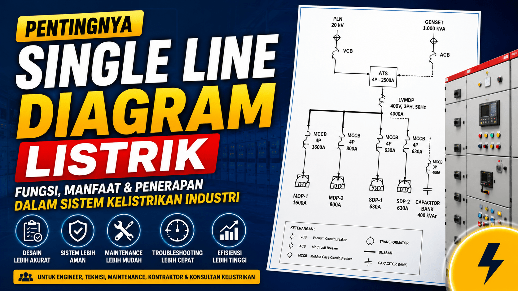 Single Line Diagram Listrik: Fungsi dan Pentingnya