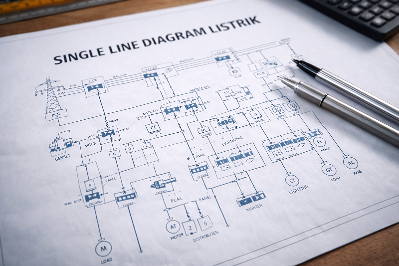 Optimalkan Sistem Anda dengan Single Line Diagram Listrik Lebih Aman dan Lebih Efisien
