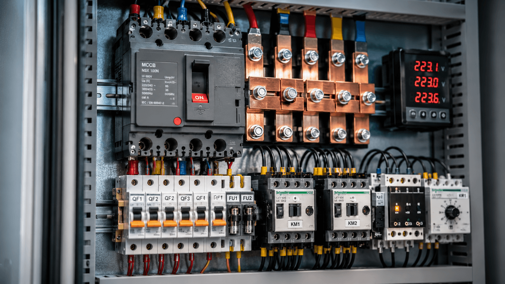 Komponen Utama Panel Distribusi Listrik