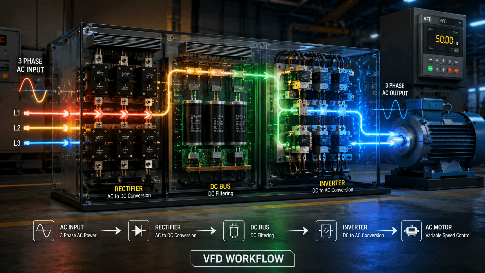 Cara Kerja Variable Frequency Drive