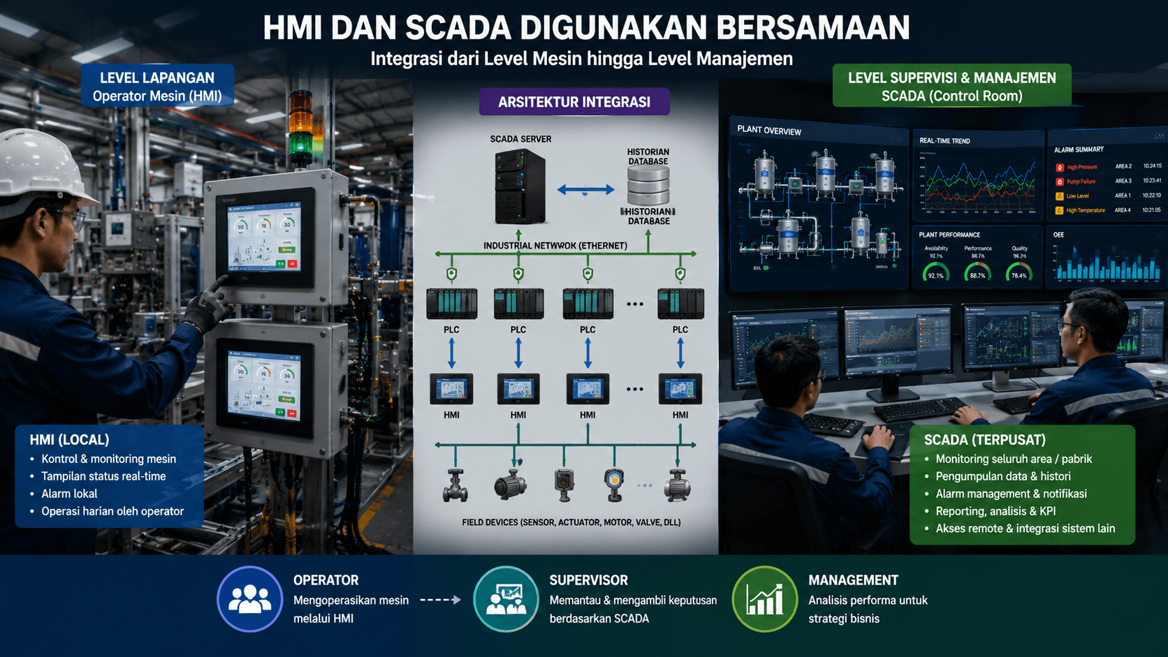 Bisakah HMI dan SCADA Digunakan Bersamaan ?