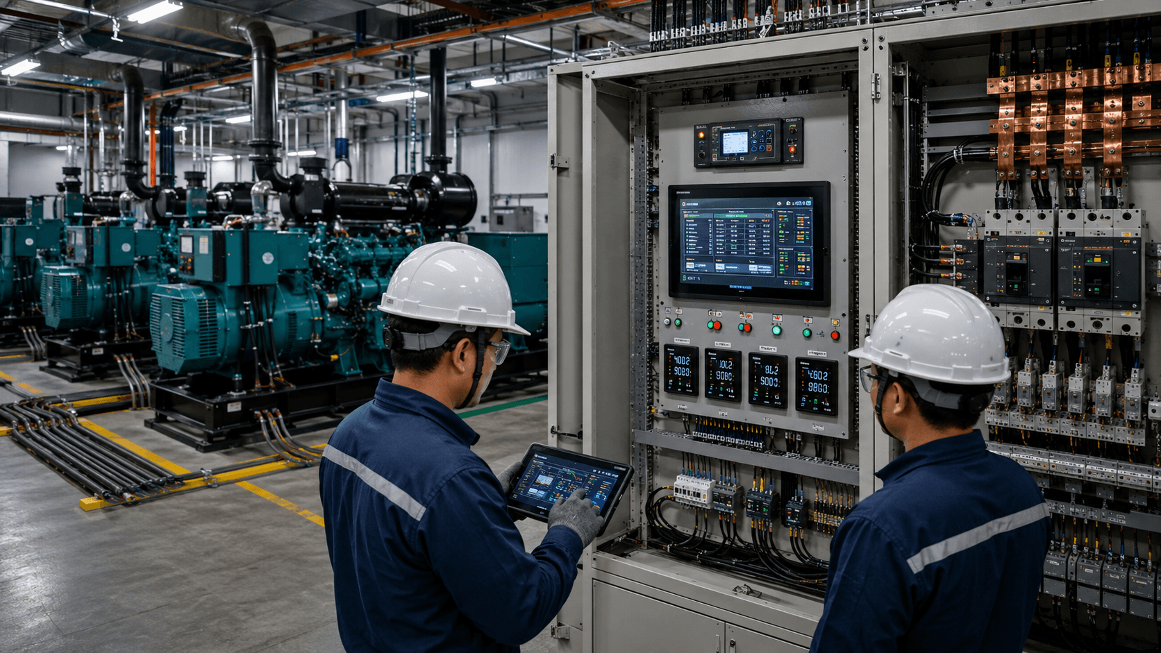 Panel Auto Synchron untuk Sinkronisasi Genset Optimal