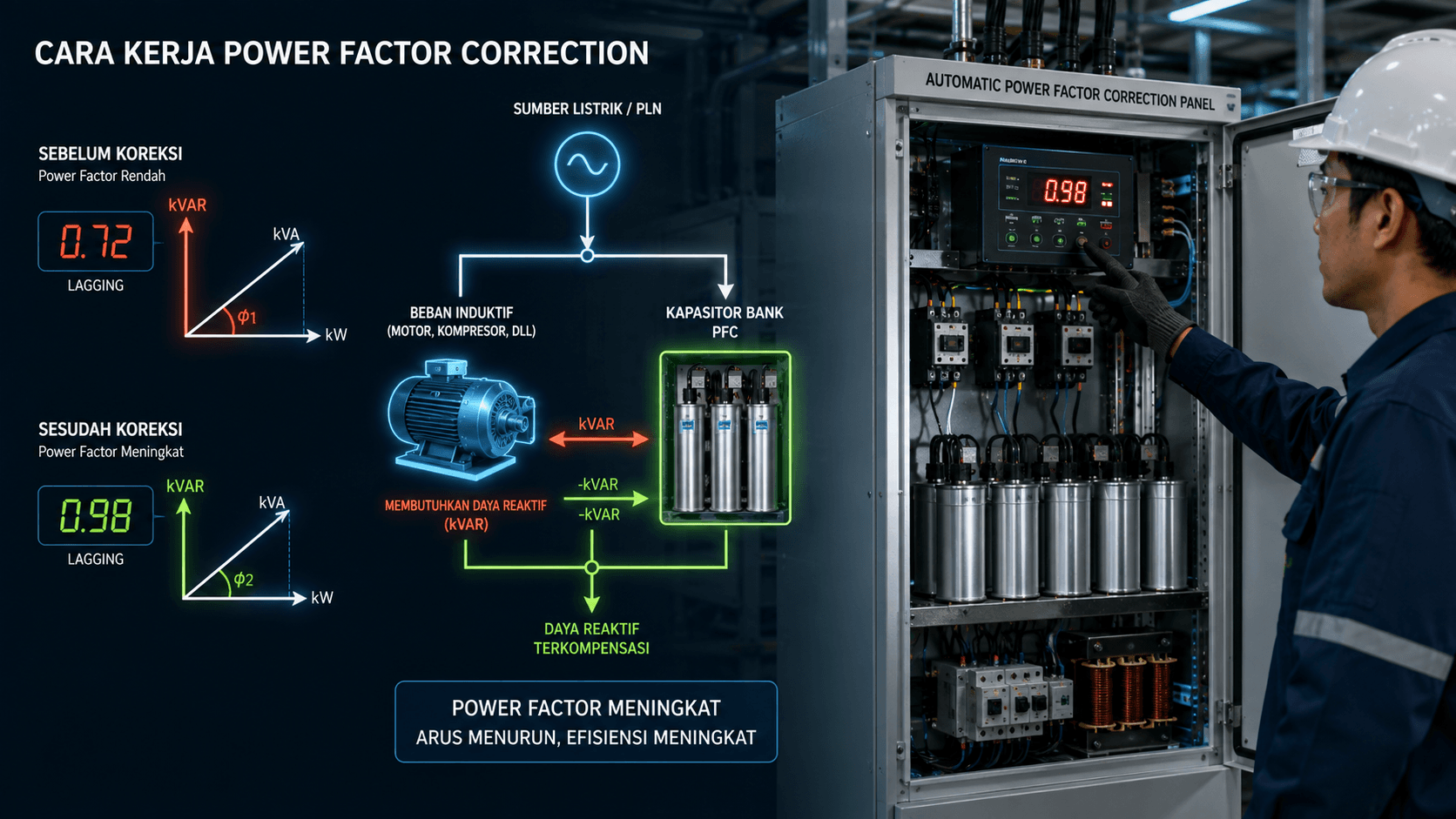 Cara Kerja Power Factor Correction