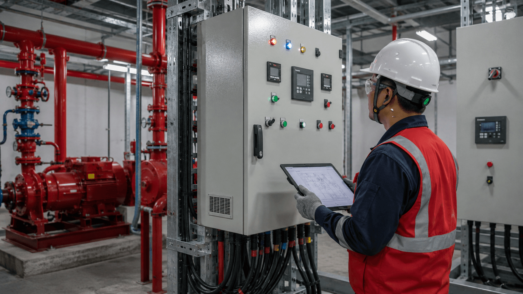 Panel Fire Pump Sesuai Kebutuhan Sistem Proteksi Kebakaran