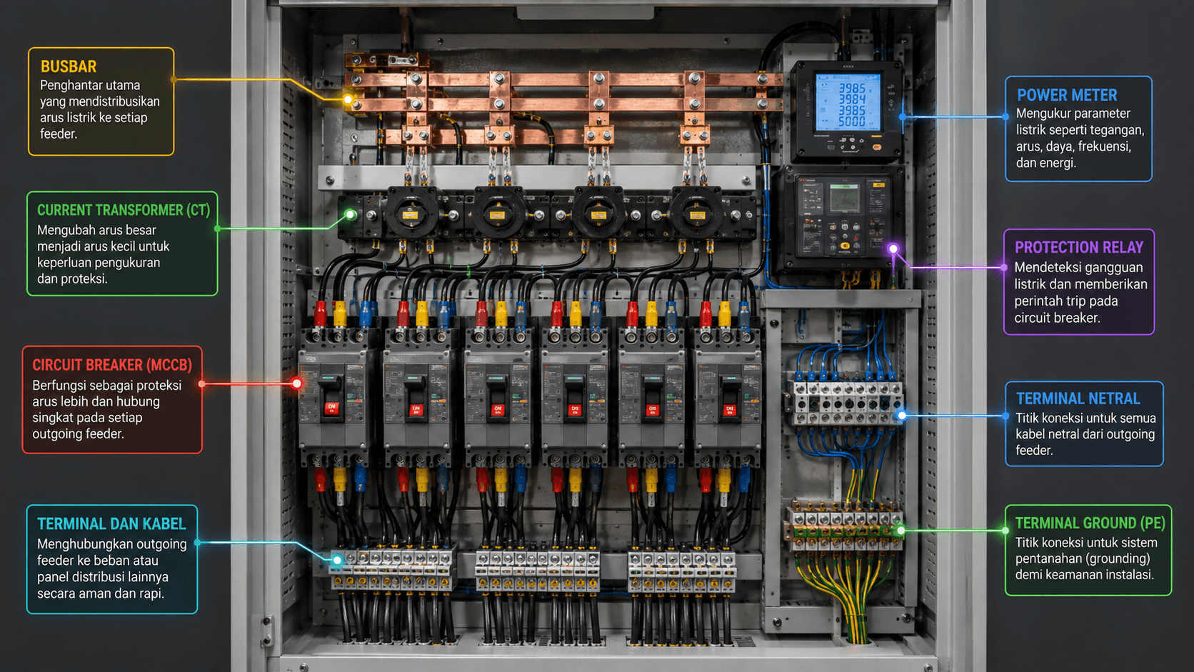 Komponen Utama Panel Outgoing Feeder