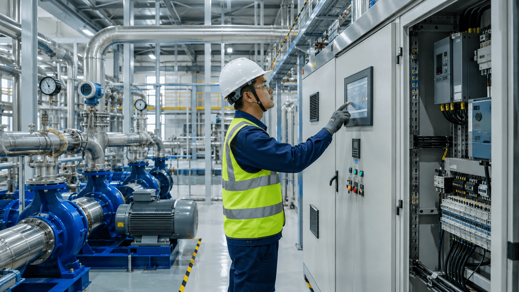 Panel VFD Pompa Industri untuk Efisiensi Energi dan Kontrol Optimal