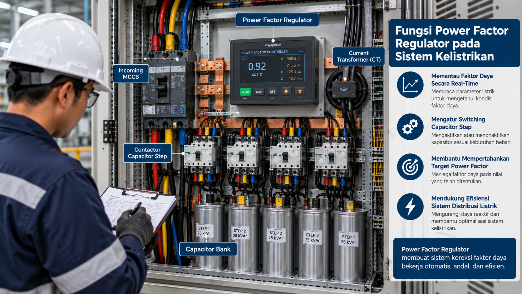 Fungsi Power Factor Regulator pada Sistem Kelistrikan