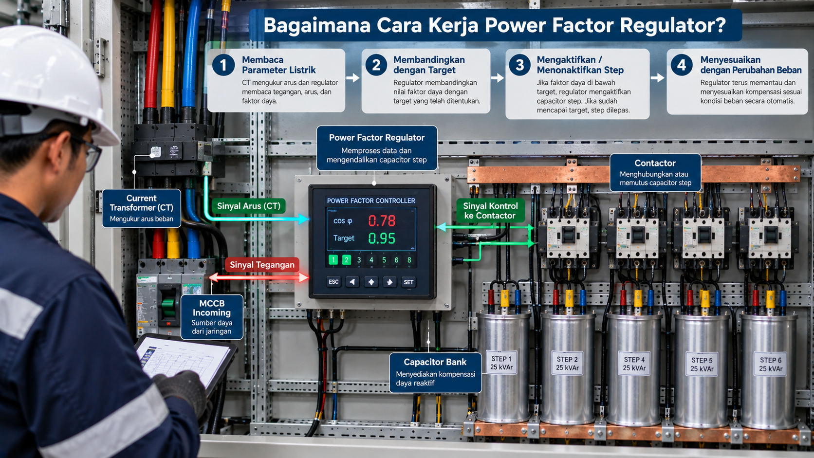 Bagaimana Cara Kerja Power Factor Regulator ?